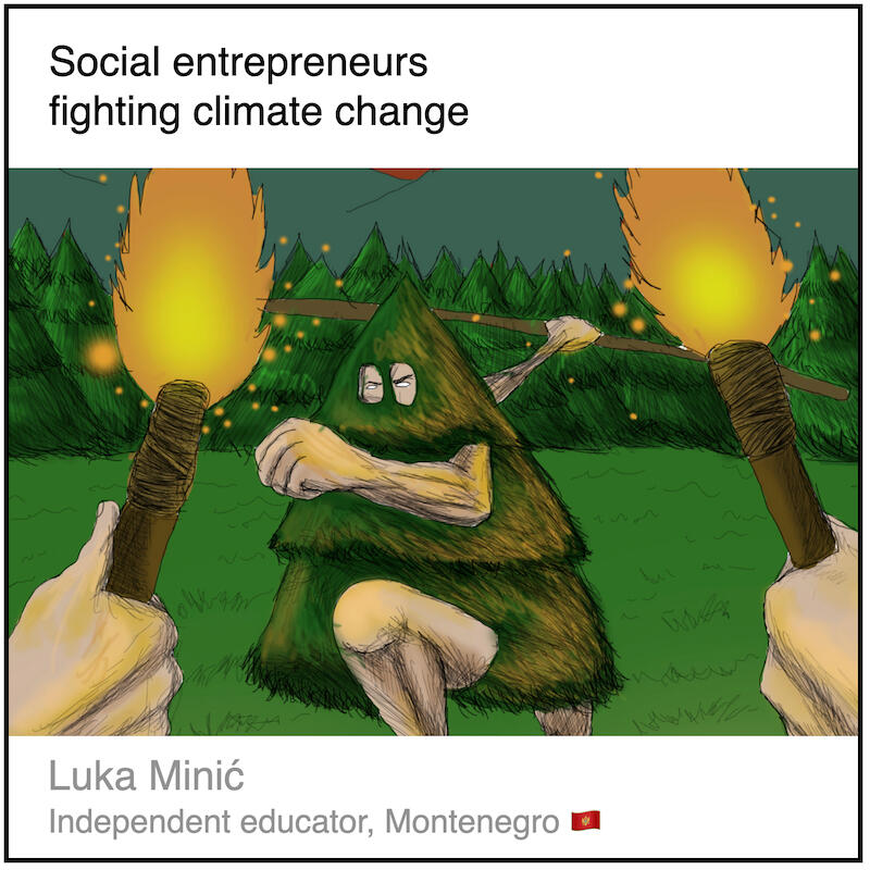 Download PDF: Social entrepreneurs fighting climate change by Luka Minić (Independent educator, Montenegro).